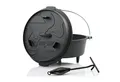 Produktbild: BBQ-Toro Grilltopf Dutch Oven DO6P, 7,3 L Premium Gusseisen Kochtopf, Gusstopf, Gusseisen (3-tlg)