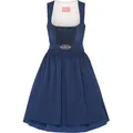 Produktbild: Krüger Madl Dirndl Midi Samtdirndl blau 44
