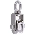 Produktbild: Umlenkrolle Stahlseil, Umlenkrollen mit 2 Kugellager, Seilrolle Fitness