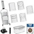 Produktbild: Nicer Dicer 12tlg. Schneider-Set ''Nicer Dicer Speed'' in Grau