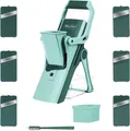 Produktbild: Genius Nicer Dicer Mando Set 12tlg Gemüseschneider Hobel grün mit Zubehör