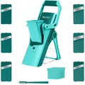 Produktbild: GENIUS Universalhobel Nicer Dicer Mando 12-teilig darkpetrol Gemüseschneider neu