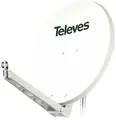 Produktbild: Televes S75QSD-W Aluminium Sat-Reflektor, weiß (790204)