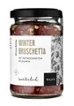 Produktbild: Wajos Winter Bruschetta 90g – Würzmischung mit getrockneten Pflaumen. Für Bruschetta Brot, als Gewürz für Saucen und zum Kochen