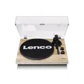Produktbild: Lenco LBT-188PI Plattenspieler mit Riemenantrieb und Bluetooth Anti-Skating Holz