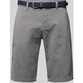 Produktbild: Tom Tailor Slim Fit Bermudas aus Baumwoll-Elasthan-Mix in Mittelgrau, Größe 34