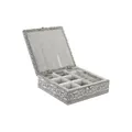 Produktbild: Box-Schmuckkästchen Home ESPRIT Silberfarben natürlich Holz Aluminium 18 x 18