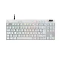 Produktbild: Logitech G PRO X TKL Rapid Tenkeyless kabelgebundene Gaming Tastatur mit magnetischen Analogschaltern, Rapid Trigger-Modus, einstellbarem Auslöser und anpassbarer RGB-Beleuchtung, QWERTZ DE - Weiß