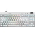 Produktbild: Logitech PRO X TKL RAPID Gaming-Tastatur White Bluetooth Beleuchtet Keyboard