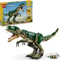 Produktbild: LEGO Creator T.Rex, 3-in-1-Dino zum Umbauen in einen Triceratops oder Pterodaktylus, bewegliches Dinosaurier Modell für Kinder, Geschenk für Jung... - Bronze