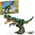 Produktbild: LEGO Creator T.Rex, 3-in-1-Dino zum Umbauen in einen Triceratops oder Pterodaktylus, bewegliches Dinosaurier Modell für Kinder, Geschenk für Jungen und Mädchen 31151