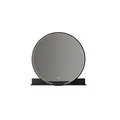 Produktbild: Lucande Spiegel Badspiegel LED Ablage Aluminium Glas schwarz CCT Beleuchtung Mir