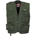 Produktbild: Outdoor Weste, oliv, schwere Ausführung - Größe: S