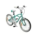 Produktbild: Actionbikes Motors Actionbikes Kinderfahrrad Cruiser 20 Zoll, Rosa/Türkis, verstellbar, Seitenständer, V-Brake-Bremsen (Türkis)