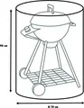Produktbild: Primaster Schutzhülle für Kugelgrills Ø 70 x 90 cm