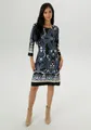 Produktbild: Aniston SELECTED Jerseykleid mit Ornamenten- und Rankendruck Allover
