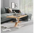 Produktbild: Vicco Couchtisch Arivo, Eiche/Weiß, 90 x 60 cm mit Ablage (1-St)