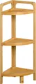 Produktbild: KESPER Eckregal Bambus – 3 Ablagen – platzsparendes Regal für Bad, Küche oder Flur – 23 x 23 cm – Höhe: 70 cm – natur – 19439