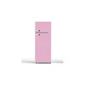 Produktbild: PKM GK210-2 SP Retro Kühl-Gefrierkombination | Pink | Nutzinhalt 208 L | 145 cm | 48 Liter 4 Sterne Gefrierfach | 41 dB | Freistehend | Höhenverstellbare Füße