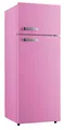 Produktbild: PKM Kühl-Gefrierkombination Kühlschrank 206L 145 cm Pink GK210-2 SP 4****