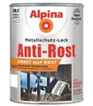 Produktbild: Alpina Metallschutz-Lack Anti-Rost Glänzend 750 ml RAL 9010 Weiß