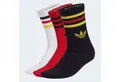 Produktbild: adidas Originals Sportsocken 3S CREW S 3P für Laufen, knöchellang, mit 3-Streifen und Trefoil Logo