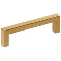 Produktbild: SO-TECH® Möbelgriff Stangengriff E8, aus echt Edelstahl, Profil eckig 10x10 mm (1-St), goldfarbig, Bohrlochabstand 96 mm, mit Schrauben Bohrlochabstand: 96 mm | 1 cm x 10.6 cm x 3.2 cm