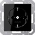 Produktbild: Jung SCHUKO-Steckdose A 1520 BF SW Steckdosen A1520BFSW SCHUKO-Steckdose