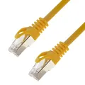 Produktbild: Netzwerkkabel S/FTP PIMF Cat. 7 30 Meter gelb Patchkabel Gigabit Ethernet