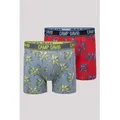 Produktbild: CAMP DAVID Boxershorts Set: (2-St) mit All Over Print bunt XXL