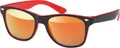 Produktbild: Gil Jungen Kinder Sonnen Brille Designer Modern Cool Abgefahren 30408 Rot/Schwarz/Gelb