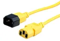 Produktbild: ROLINE Apparate-Verbindungskabel, IEC 320 C14 - C13, gelb, 1,8 m