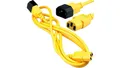 Produktbild: Przedłużacz zasilający 230V IEC320 C14/ C13 1,8m żółty