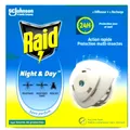 Produktbild: Raid Night & Day Elektrischer Diffusor Fliegen, Mücken und Tigermücken Neu !