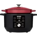Produktbild: TESLA Electronics MultiCook MC600 Pro, 5,6 l, 1500 W, Schwarz, Rot, Eisen, 60 - 210 °C, 24 h - Schwarz/Rot