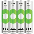 Produktbild: GP ReCyko Micro (AAA)-Akku NiMH 850 mAh 1.2 V 4 St.