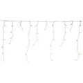 Produktbild: LED Lichterkette Eisregen 960 warmweiße LEDs 6/18h Timer 24m weißes Kabel Außen - Weiß