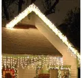 Produktbild: Star-Max LED-Lichterkette 36361 LED Eisregen Lichterkette 960er 24m warmweiß-weiß aussen Timer