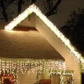 Produktbild: 36361 LED Eisregen Lichterkette 960er 24m warmweiß-weiß aussen Timer xmas