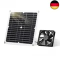 Produktbild: SUNYIMA Solarpanel Fan Kit, 12W wetterfest mit DC Fan für kleine Hühnerställe, G