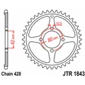 Produktbild: JT SPROCKETS Standard Stahlritzel hinten 1843 - 428 TT-R (CE07) (CE14) (CE18-818