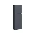Produktbild: DEGAMO Briefkasten Standbriefkasten AACHEN 39,5x14,2x115cm, Stahl anthrazit, moderne Optik