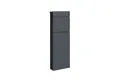 Produktbild: DEGAMO Standbriefkasten AACHEN, 115cm, Stahl anthrazitgrau, moderne Optik
