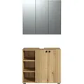 Produktbild: Purebliss Badmöbelset Waschschrank Und Spiegelschrank Eiche Dekor.