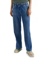 Produktbild: Cecil High Waist Wide Leg Jeans im Loose Fit mid Blue Used wash 2X
