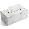 Produktbild: GORESE Kosmetiktücherbox Tücher Box aus Leder (Marble)