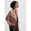 Produktbild: Cordjacke STREET ONE, Damen, Gr. 44, faded rose, Web, Obermaterial: 98% Baumwolle, 2% Elasthan; Futter: 80% Polyester, 20% Baumwolle, unifarben, normal normal, V-Ausschnitt, Bündchen, Jacken, in Cord-Optik