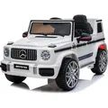 Produktbild: Elektro-Kinderauto Mercedes G 63 AMG 12V - 2x25W, RC, mit Musik & LED - Weiß