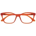 Produktbild: OPULIZE KAT Lesebrille - Cat-Eye Katzenaugen-Fassung - Matt Orange - Herren & Damen - Federscharniere - R59-G - +2.00