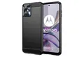 Produktbild: betterfon Handyhülle Carbon Hülle für Motorola Moto G13 / G23 Backcover TPU Silikon Schwarz, Carbon-Look – stoßfestes Case mit Air-Cushion & Metall-Optik